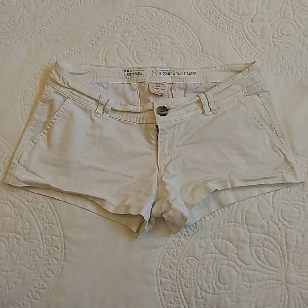 White Short Shorts- Sz 2